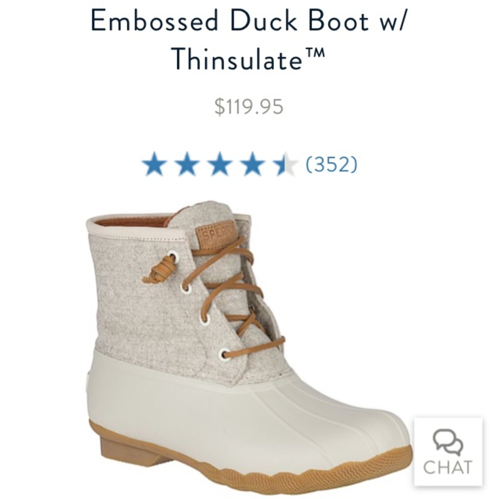 Sperry Women's Saltwater Wool Embossed Duck Boot